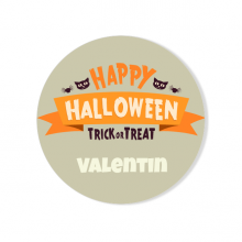 Badge � personnaliser - Happy Halloween