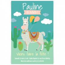 Invitation � personnaliser - Lama