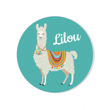 Badge � personnaliser - Lama