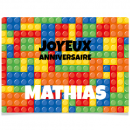 Fotocroc rectangle � personnaliser - Block Party