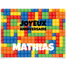 Fotocroc rectangle � personnaliser - Block Party