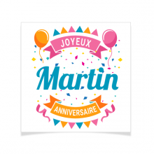 8 Tatouages � personnaliser - Joyeux Anniversaire