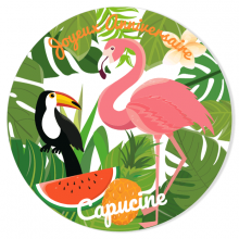 Fotocroc � personnaliser - Tropical Flamingo