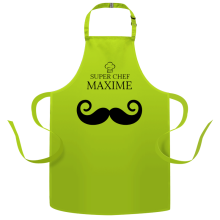 Tablier � personnaliser - Moustache