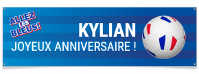 Banni�re � personnaliser - Allez les Bleus