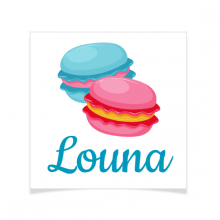 8 Tatouages � personnaliser - Macarons