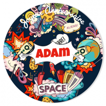 Fotocroc � personnaliser - Space Cartoon