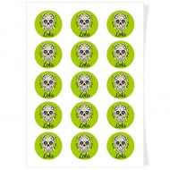 Disques Cupcake � personnaliser - Calavera