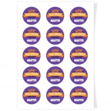 Disques Cupcake � personnaliser - Happy Halloween