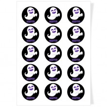 Disques Cupcake � personnaliser - Fant�me