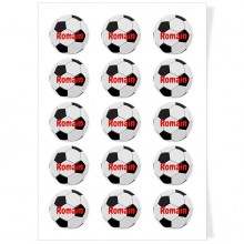 Disques Cupcake � personnaliser - Ballon de Foot