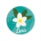 Disques Cupcake � personnaliser - Fleur Tropicale images:#2
