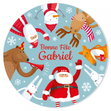 Fotocroc � personnaliser - Ronde de No�l