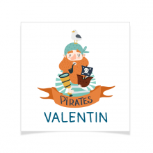 8 Tatouages � personnaliser - Captain Pirate