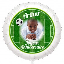 Ballon Photo Foot - H�lium 55 cm