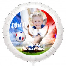 Ballon Photo Allez les Bleus - H�lium 55 cm