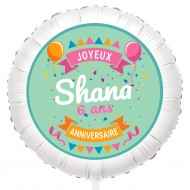 Ballon Joyeux Anniversaire  - H�lium 55 cm