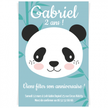 Invitation � personnaliser - Panda