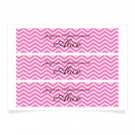 Contours � personnaliser - Chevrons Joyeux Anniversaire