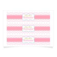 Contours � personnaliser - Baby Shower Fille