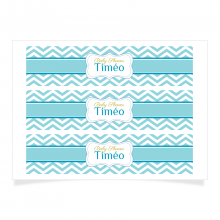 Contours � personnaliser - Baby Shower Gar�on