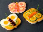 Des sandwichs beaux et rigolos