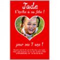 Invitation Photo coeur