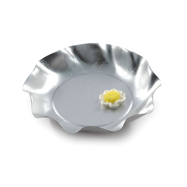 8 coupelles Argent satiné