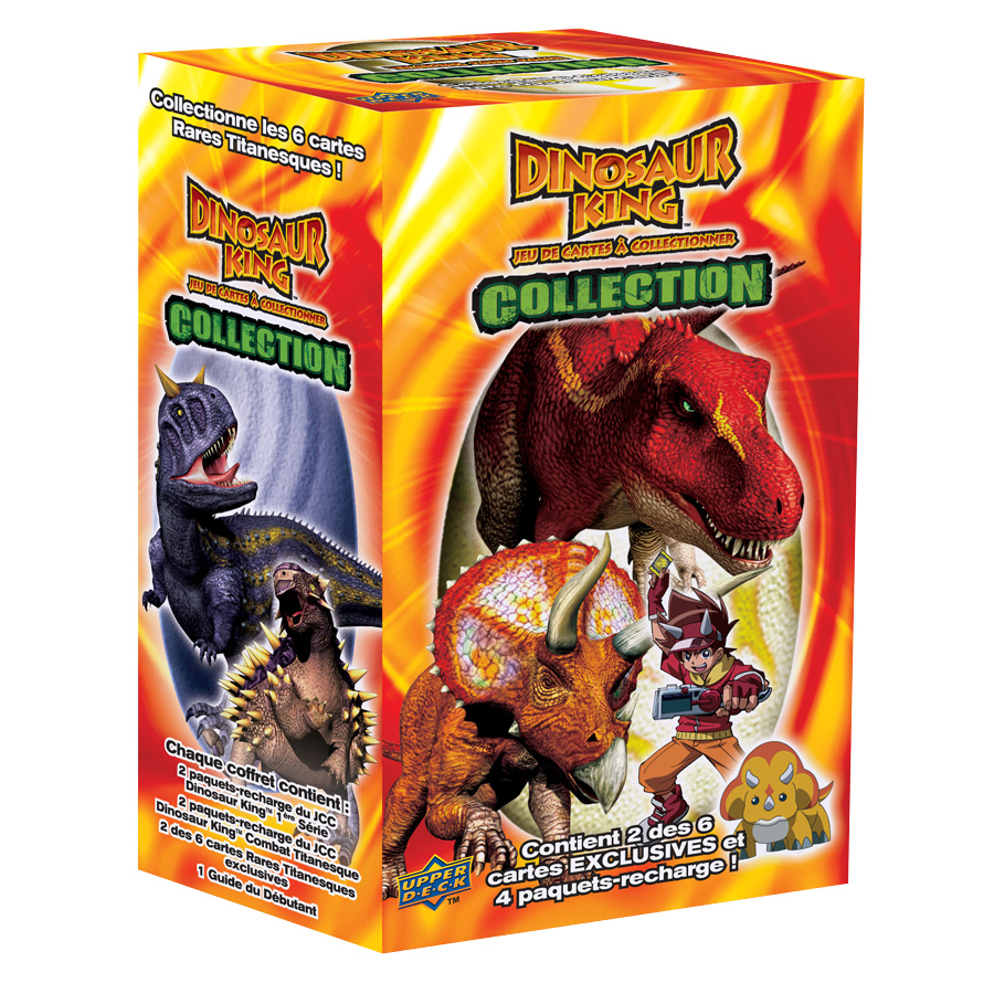 Coffret dinosaur king pour l anniversaire de votre enfant Annikids coffret dino
