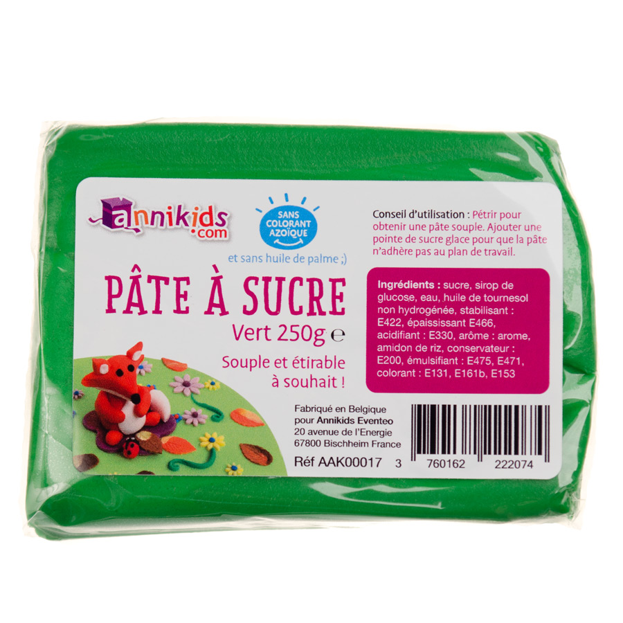 Pâte à sucre Gris 250g Kelmy - Annikids