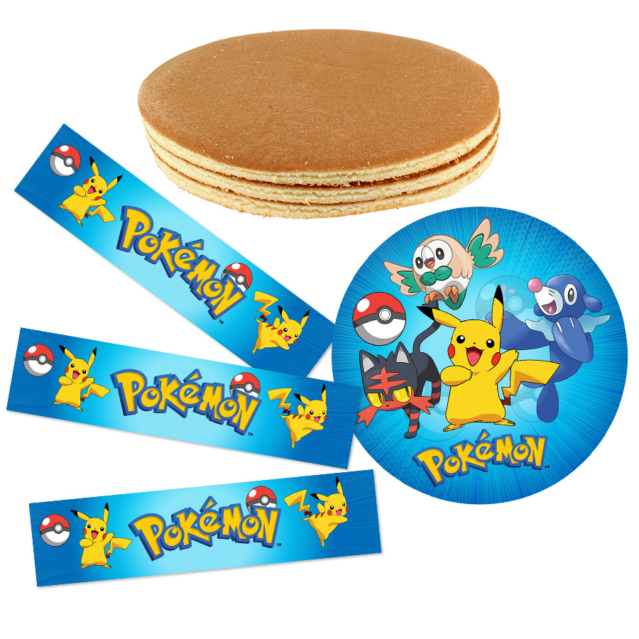 Kit de décorations Pokémon avec gâteau inclus 🍰