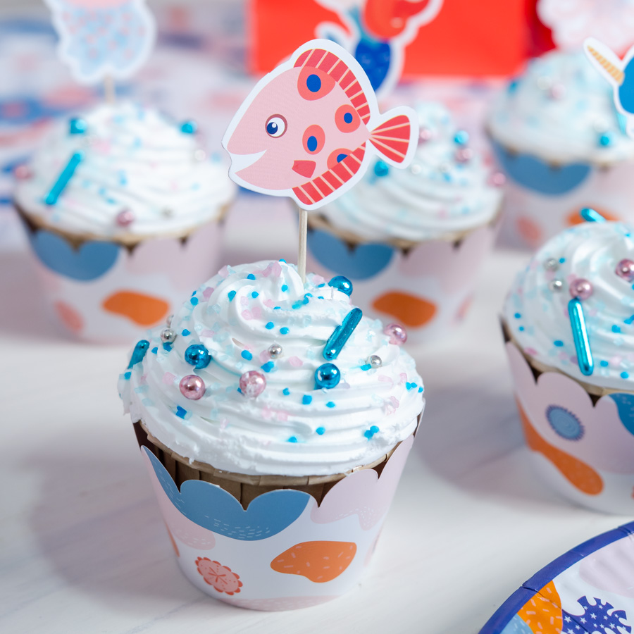 Caissettes Cupcakes Sirène – Les Baby's