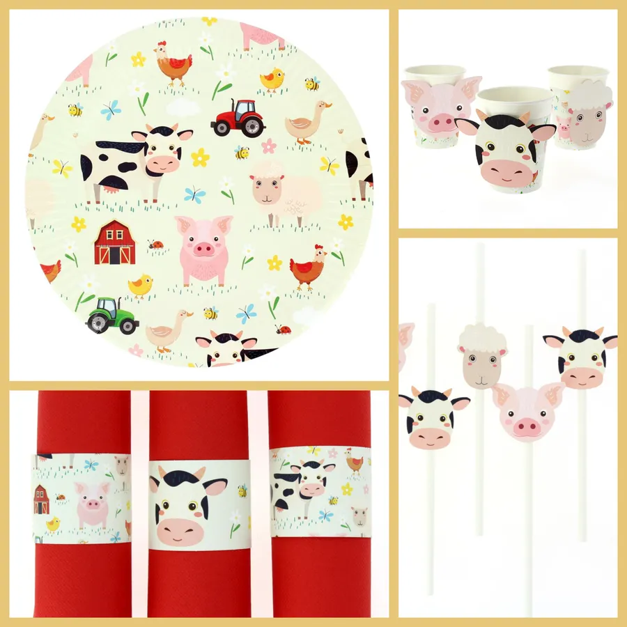 Boîte à fête Animaux de la Ferme