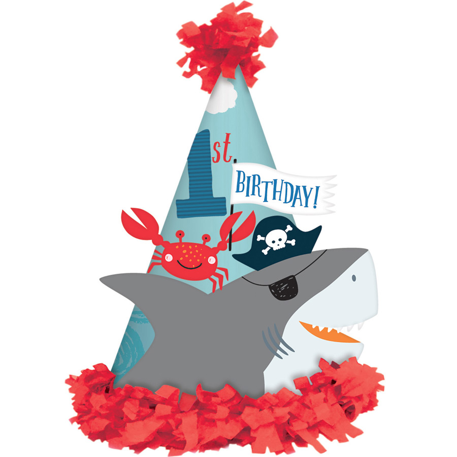 1 Chapeau Pirate Birthday Relief - 1 An