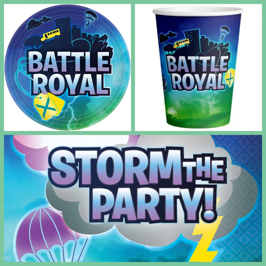 Fortnite Fête Déco Anniversaire Décoration D'Enfant Battle Royal