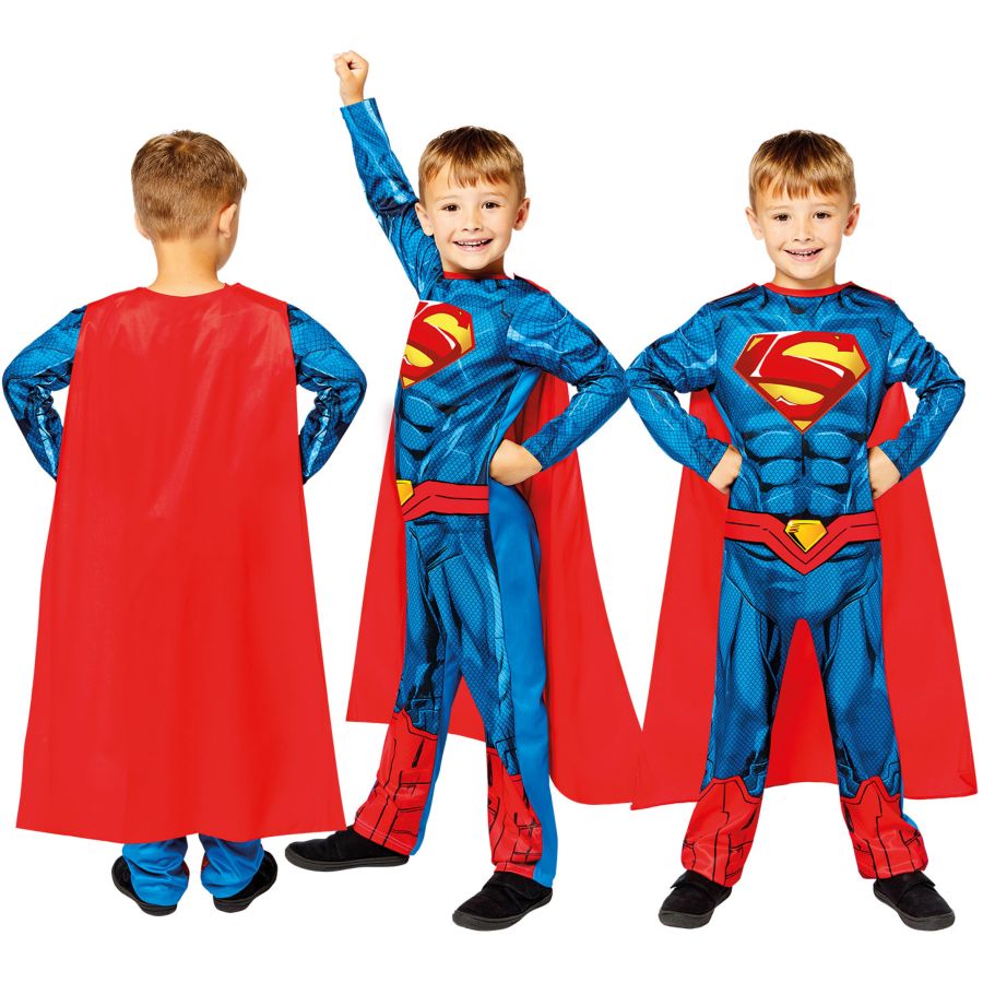 6 badges pour enfants  Anniversaire thème Superman - Anniversaire