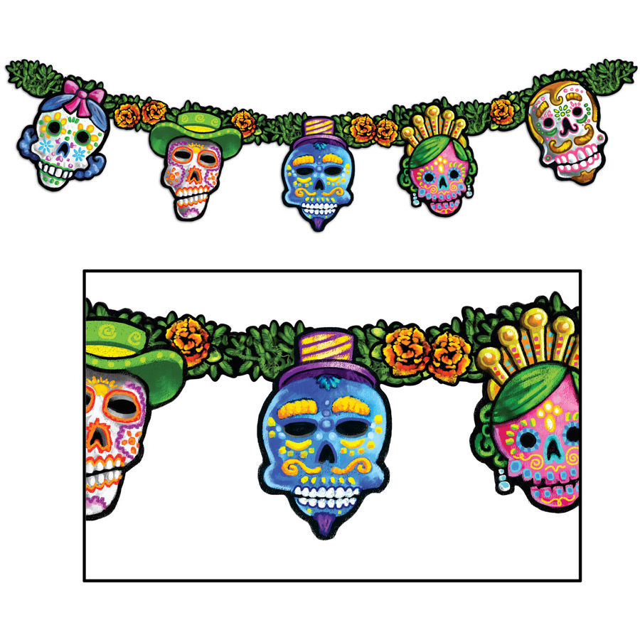 Guirlande jour des morts mexique pour l anniversaire de votre Guirlande Jour des Morts Mexique · Cliquez ici pour zoomer ou survolez l image