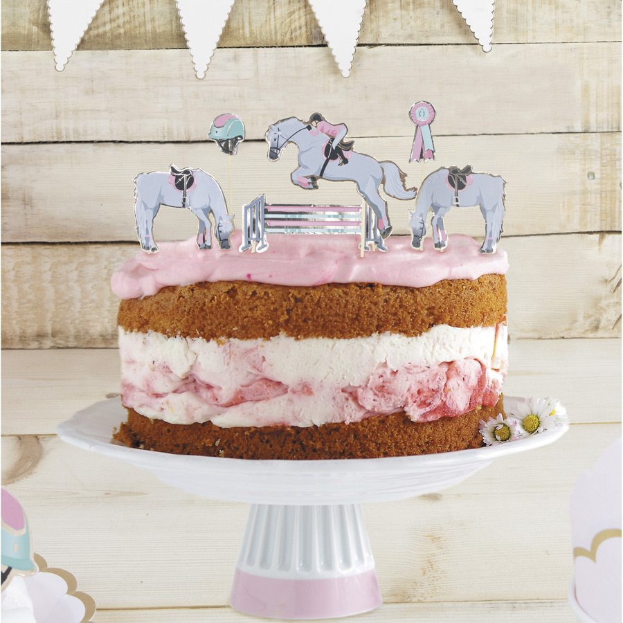 Cake topper anniversaire licorne ou cheval personnalisé