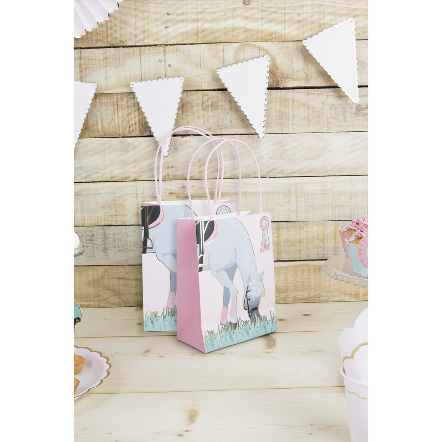 4 Sacs Cadeaux - Cheval d'Amour pour l'anniversaire de votre