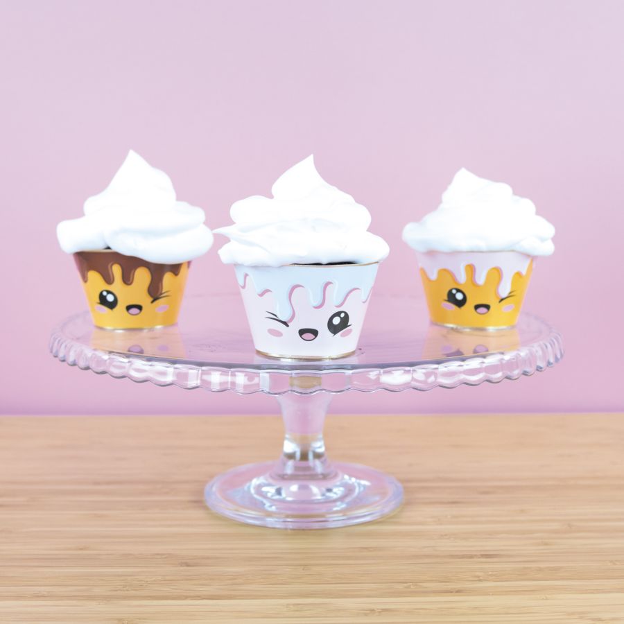 6 Caissettes Cupcakes Sweety Junk Food pour l'anniversaire de