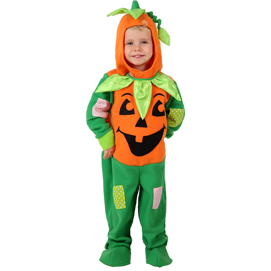 JOKILY Costume D'Halloween Citrouille Enfants, De Enfants Avec Panier Et Chapeau, Costumes Carnaval Filles Garçons, Vêtements Fête Cosplay Halloween Citrouille, Orange