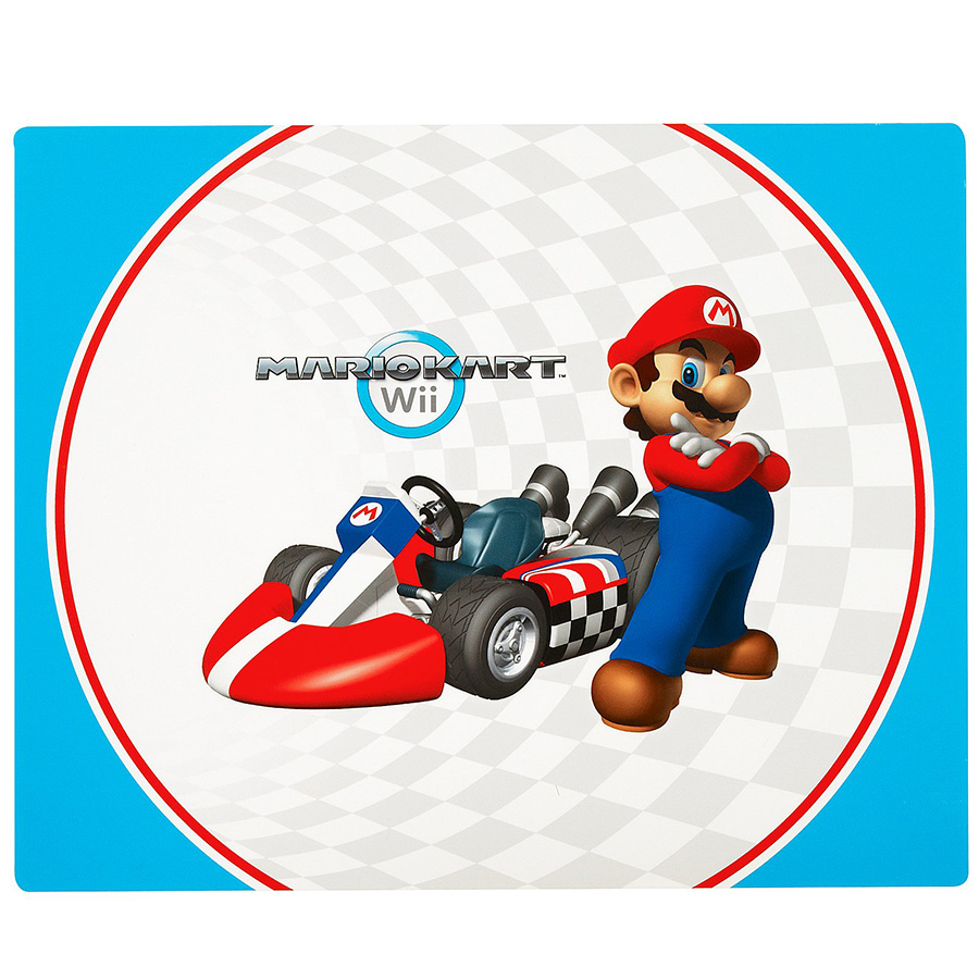 4 Sets de Table ludiques Mario Kart Wii