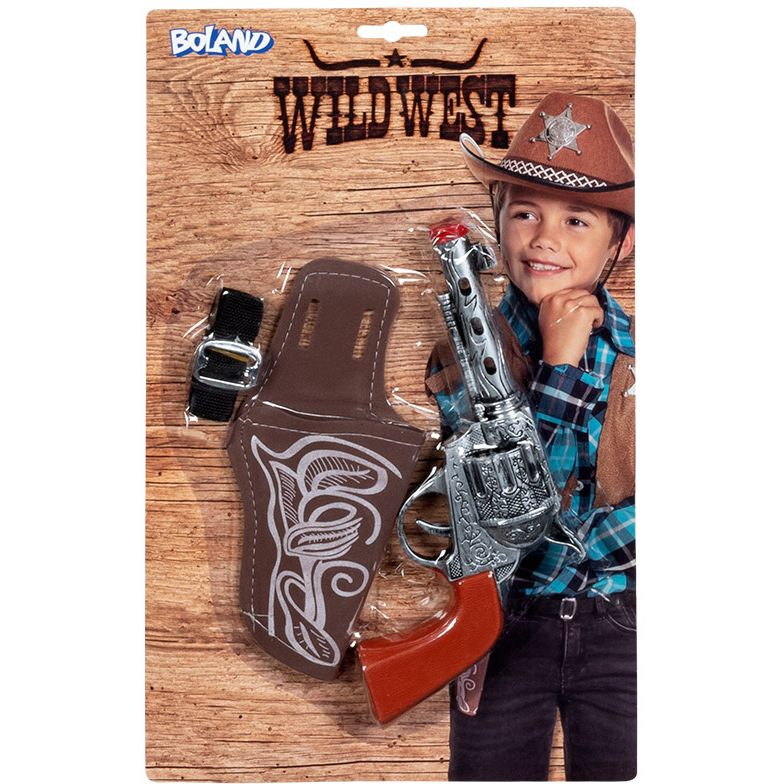 Kit Jeu Pistolet et Arme pour Cowboy avec Ceinture 