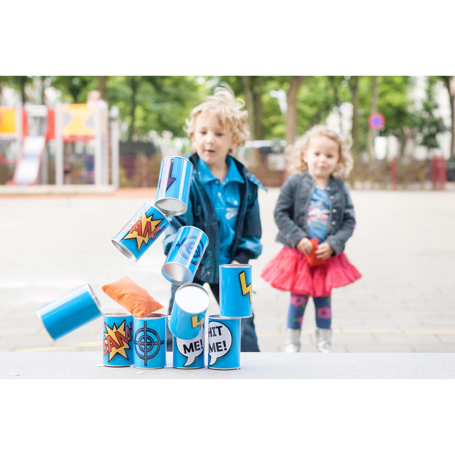 Jeu - Chamboule-tout Foot pour l'anniversaire de votre enfant - Annikids