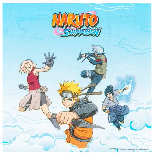 Maxi Boite à Fête Naruto Shippuden pour l'anniversaire de votre enfant -  Annikids