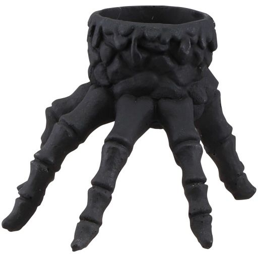 Main Squelette Halloween 46 Cm Jaune - Décor Effrayant Pour Fête, Maison Ou Jardin