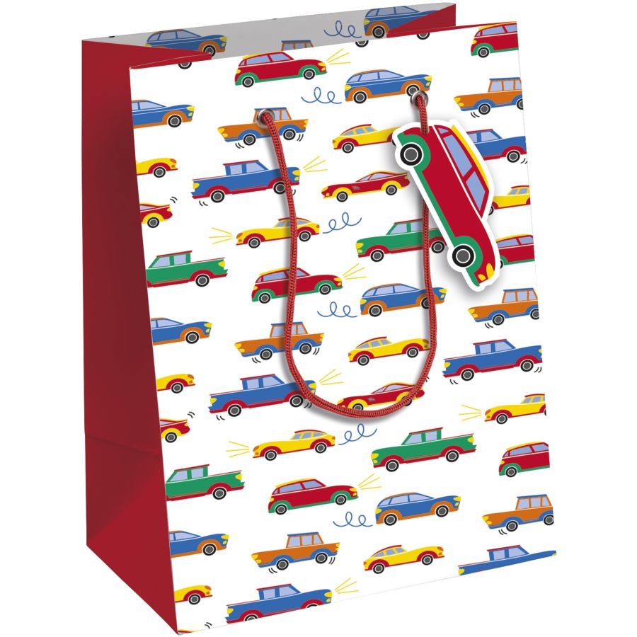 Sac Cadeau 25 cm - Voitures