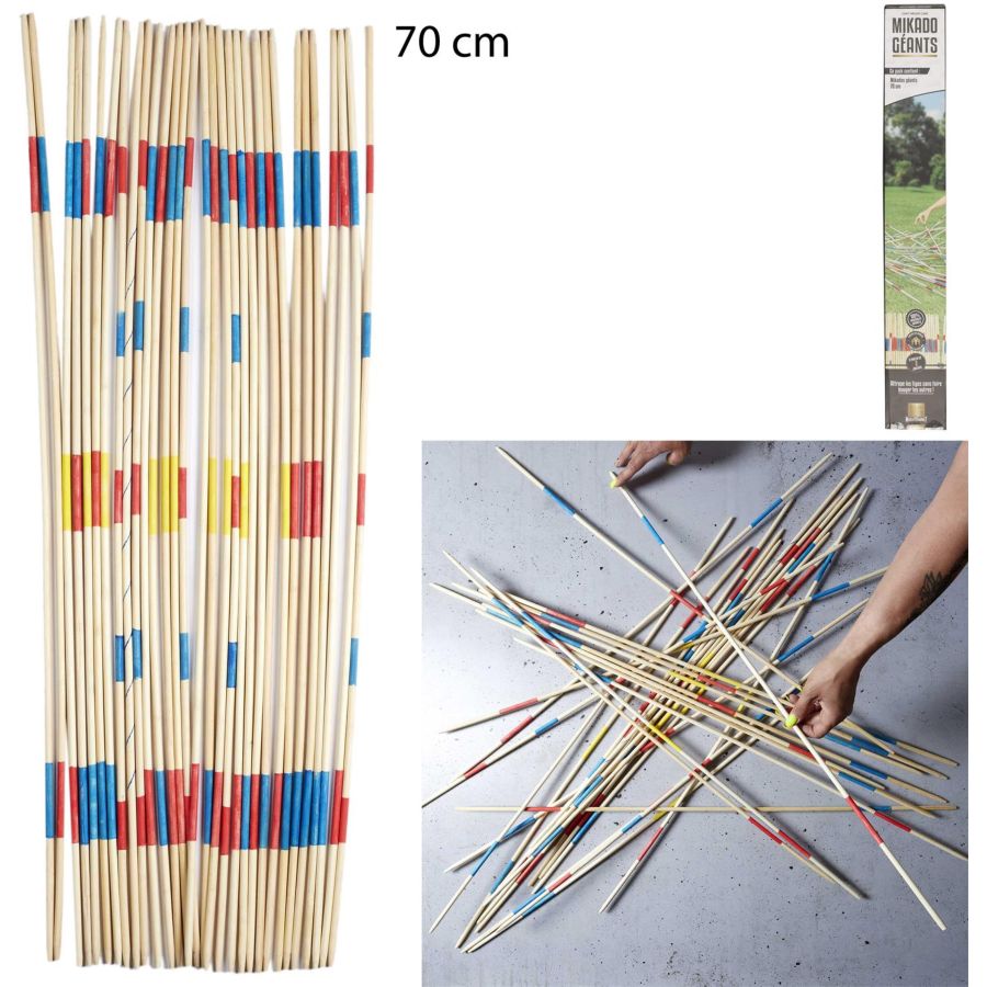 Jeu Mikado Géant - 70 cm pour l'anniversaire de votre enfant