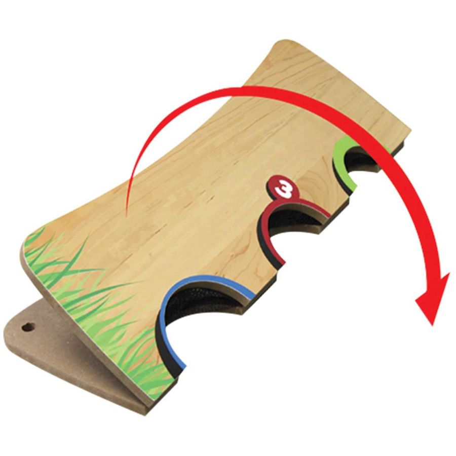 Eichhorn - Jeu De Lancer En Plein Air En Bois Avec 6 Sacs - Plateau Avec Support Métal Et Motifs Animaux - Dès 3 Ans