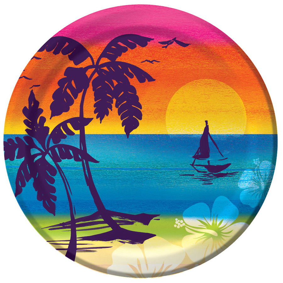8 Petites Assiettes Palm Beach